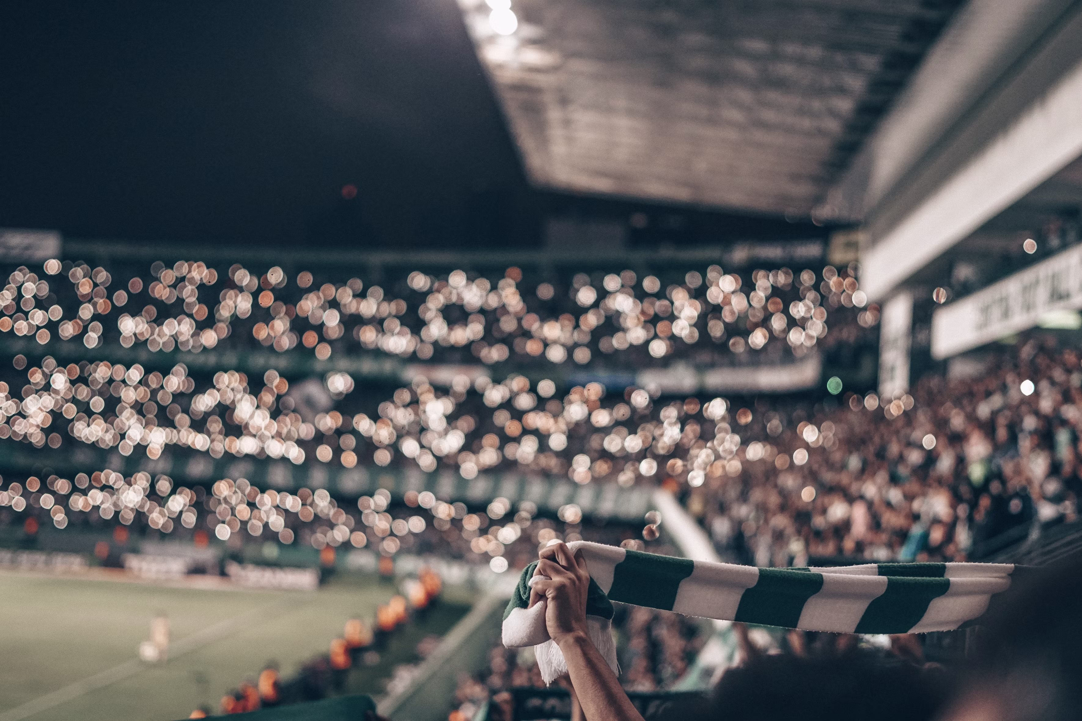Aficionados en el estadio